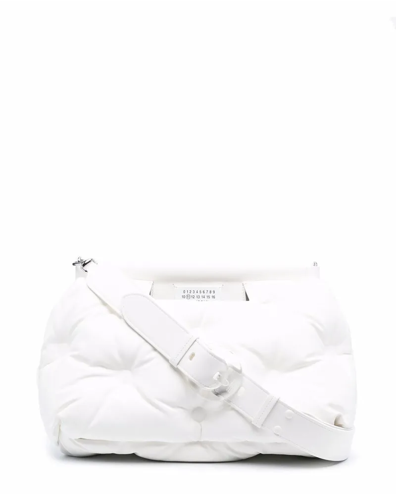 Maison Margiela Mittelgroße Glam Slam Classique Schultertasche - Weiß Weiß