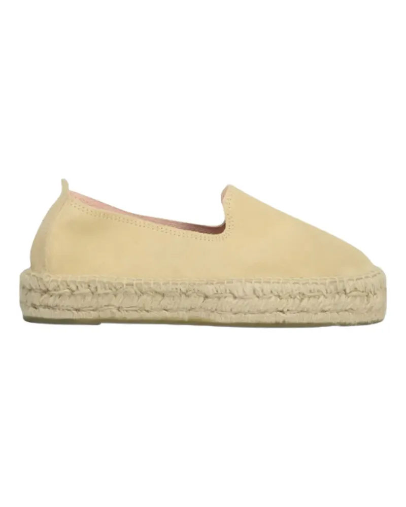 Manebí Hamptons suede flat espadrilles - Nude Nude
