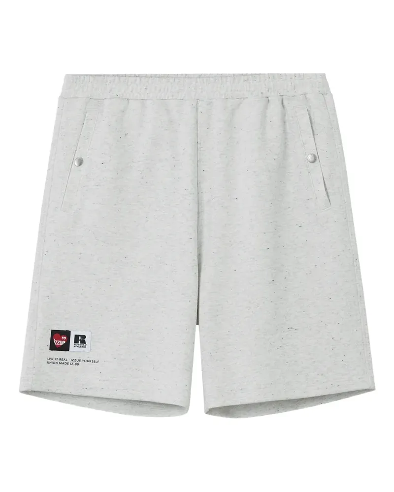 Izzue Shorts mit Logo-Patch - Grau Grau