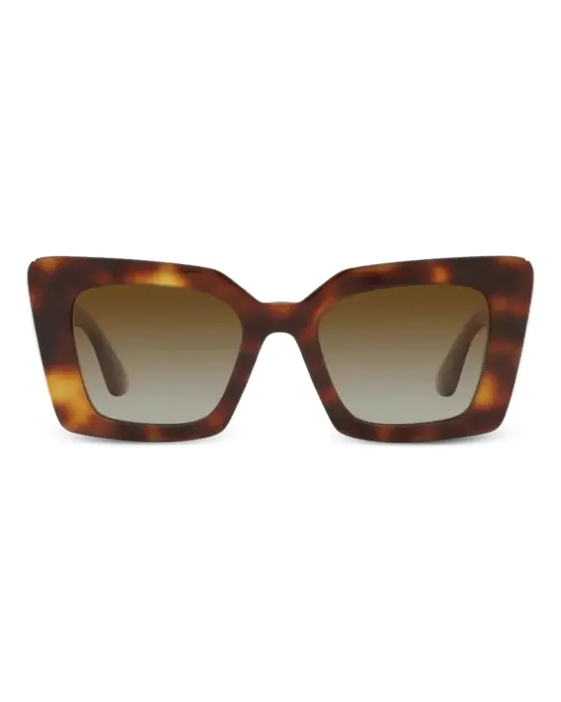 Burberry Daisy geometric-frame sunglasses - Braun Braun