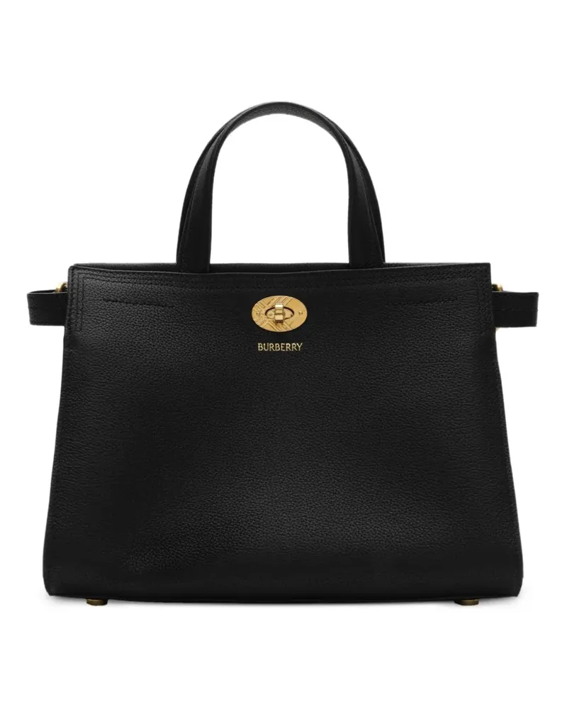 Burberry mini Cotswolds Check tote bag - Schwarz Schwarz