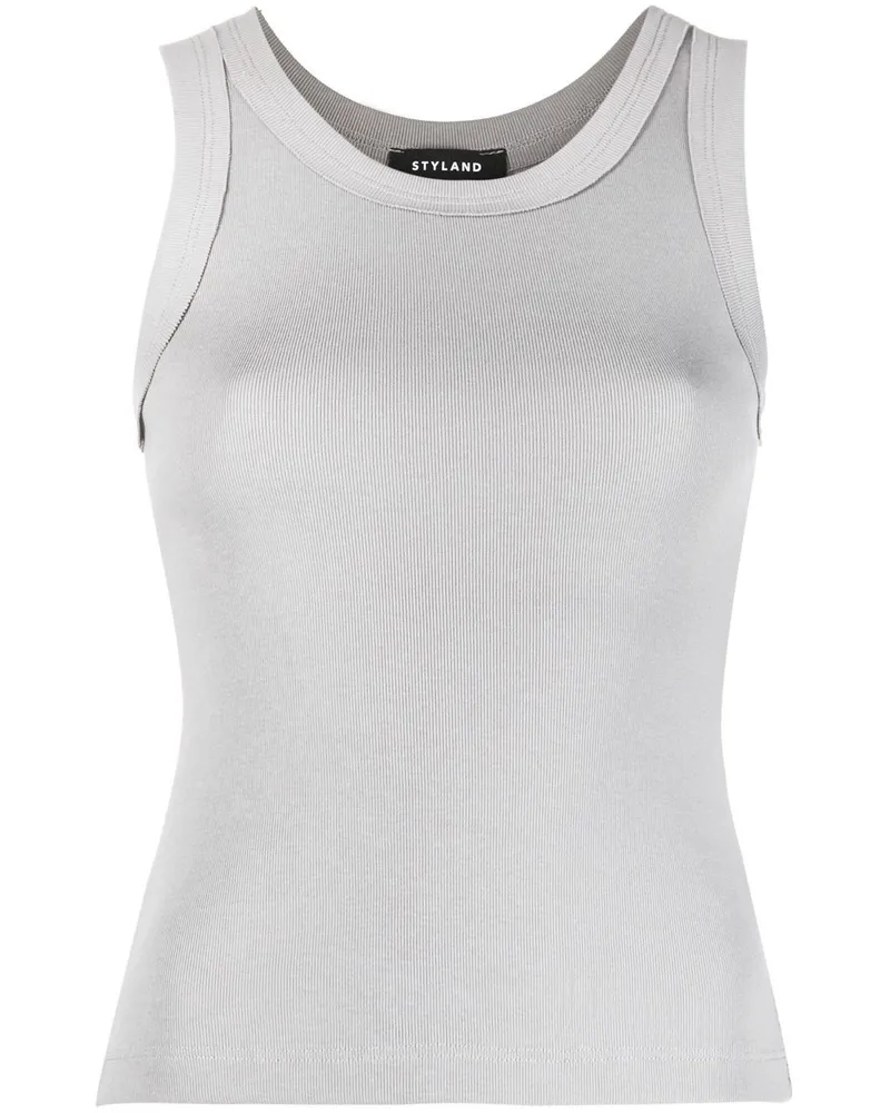 STYLAND Trägershirt aus Bio-Baumwolle - Grau Grau