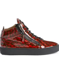 Giuseppe Zanotti Kriss Sneakers mit geometrischem Muster Rot