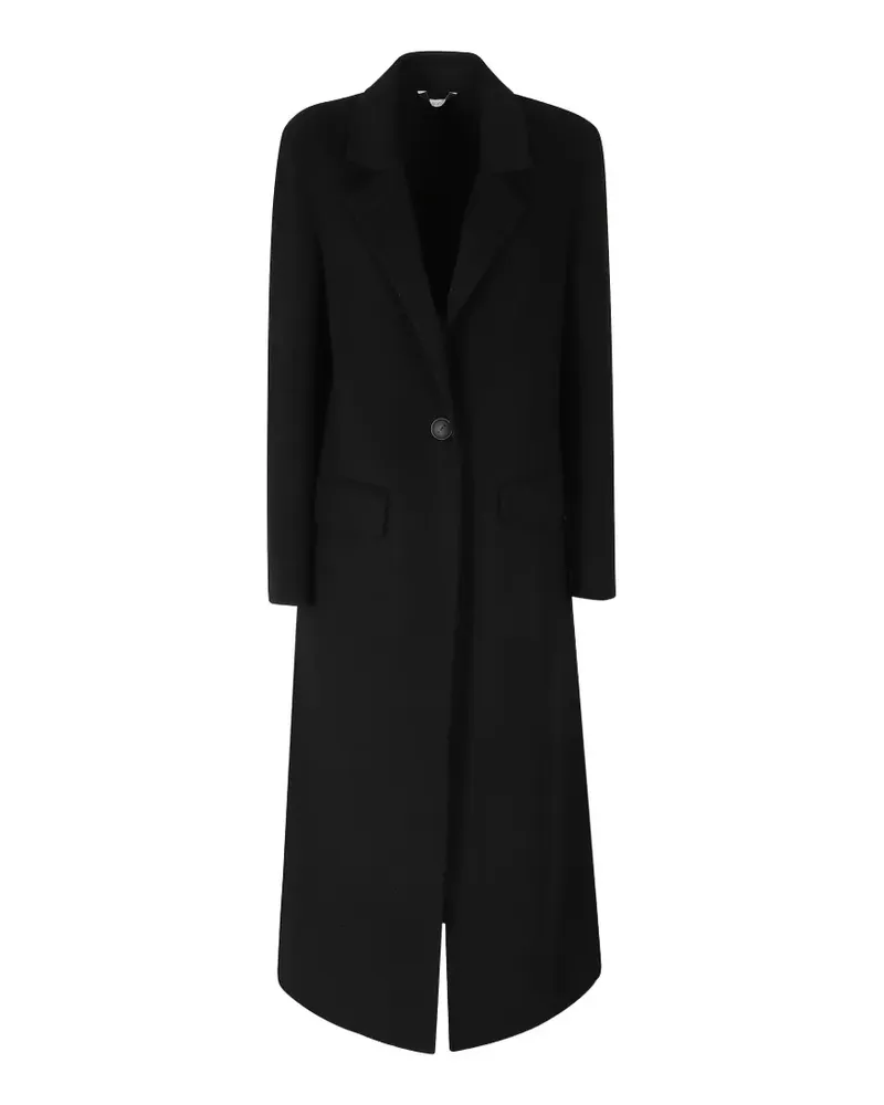Hevò Lamiediolimpiadw single-breasted notched-lapels coat - Schwarz Schwarz