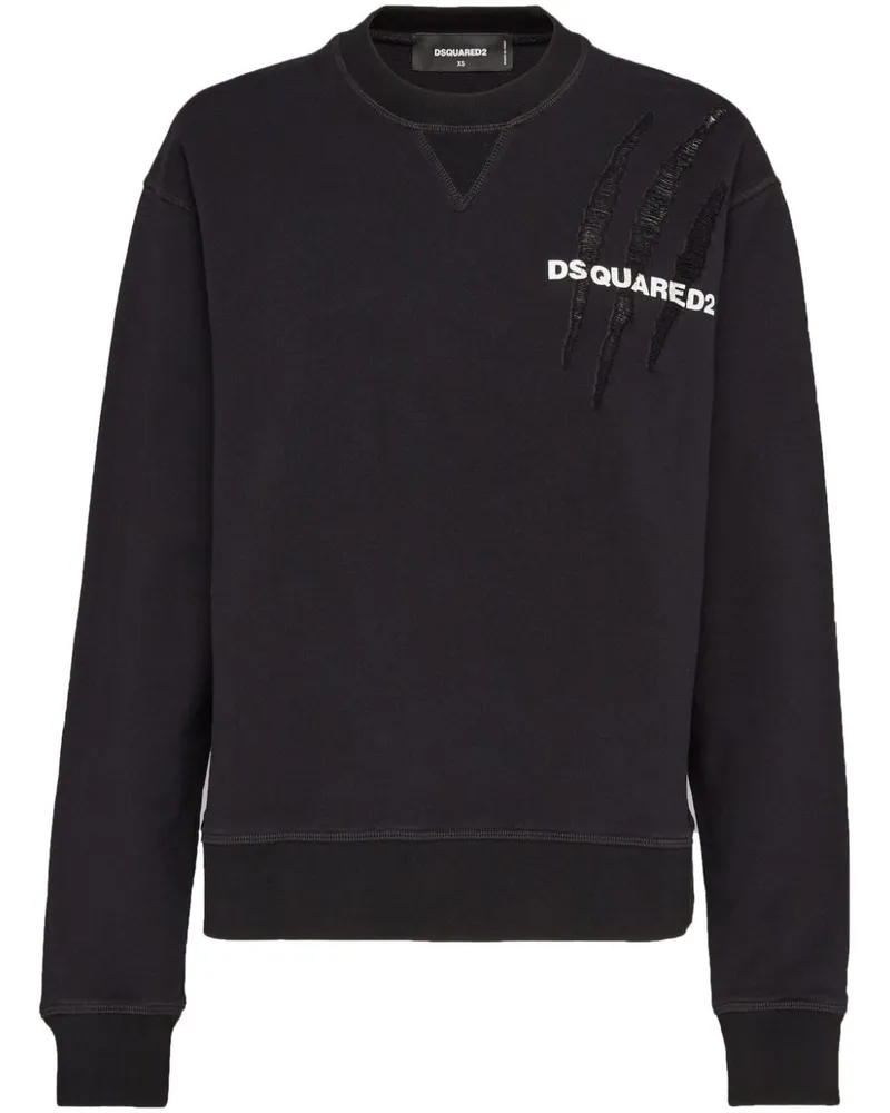 Dsquared2 D2 Goth Cool Sweatshirt Schwarz