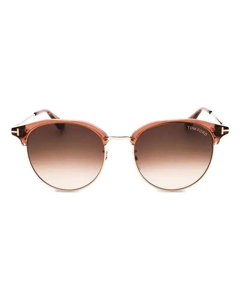 Tom Ford Runde Sonnenbrille - Braun Braun
