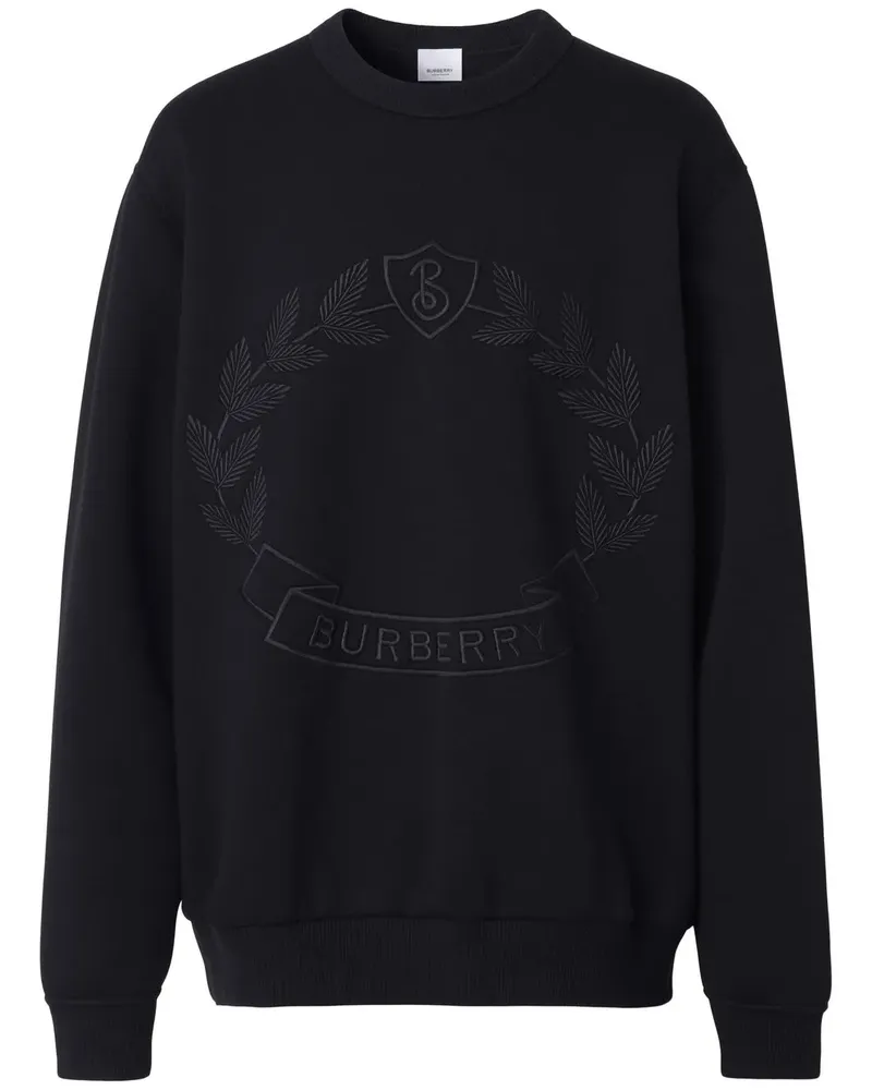 Burberry Besticktes Sweatshirt - Schwarz Schwarz