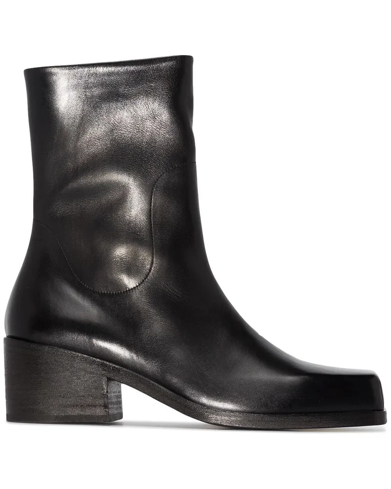 Marsèll Stiefeletten mit Blockabsatz - Schwarz Schwarz
