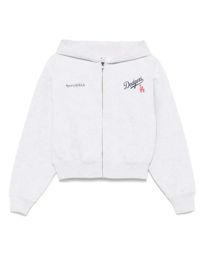 SPORTY & RICH Dodgers Serif Hoodie - Grau Grau