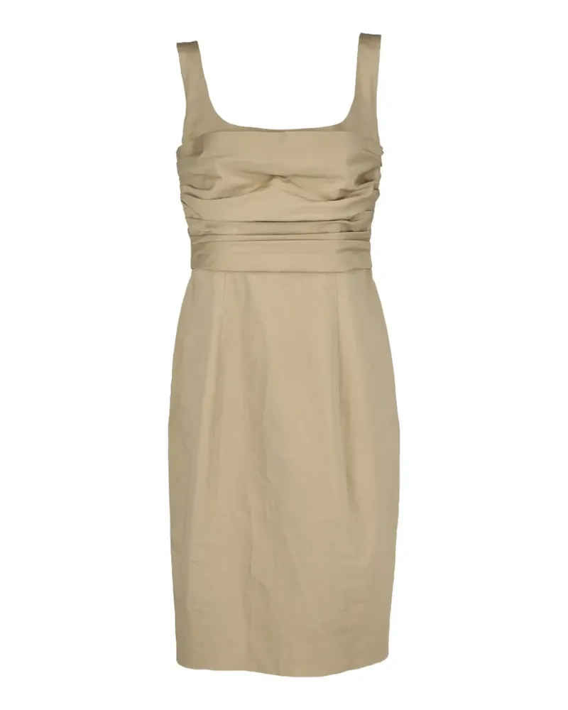 Moschino Gerafftes Minikleid - Nude Nude
