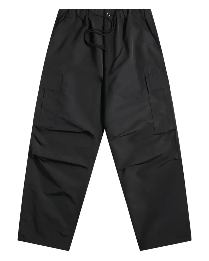 Comme des Garçons Cargohose mit Kordelzug - Schwarz Schwarz