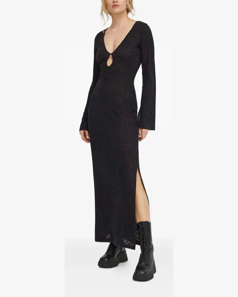Résumé cut-out long-sleeve dress - Schwarz Schwarz