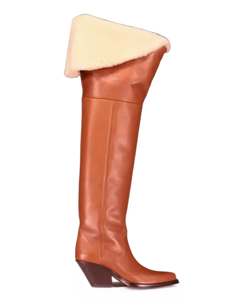 Chloé Azelan Stiefel mit hohem Schaft - Braun Braun