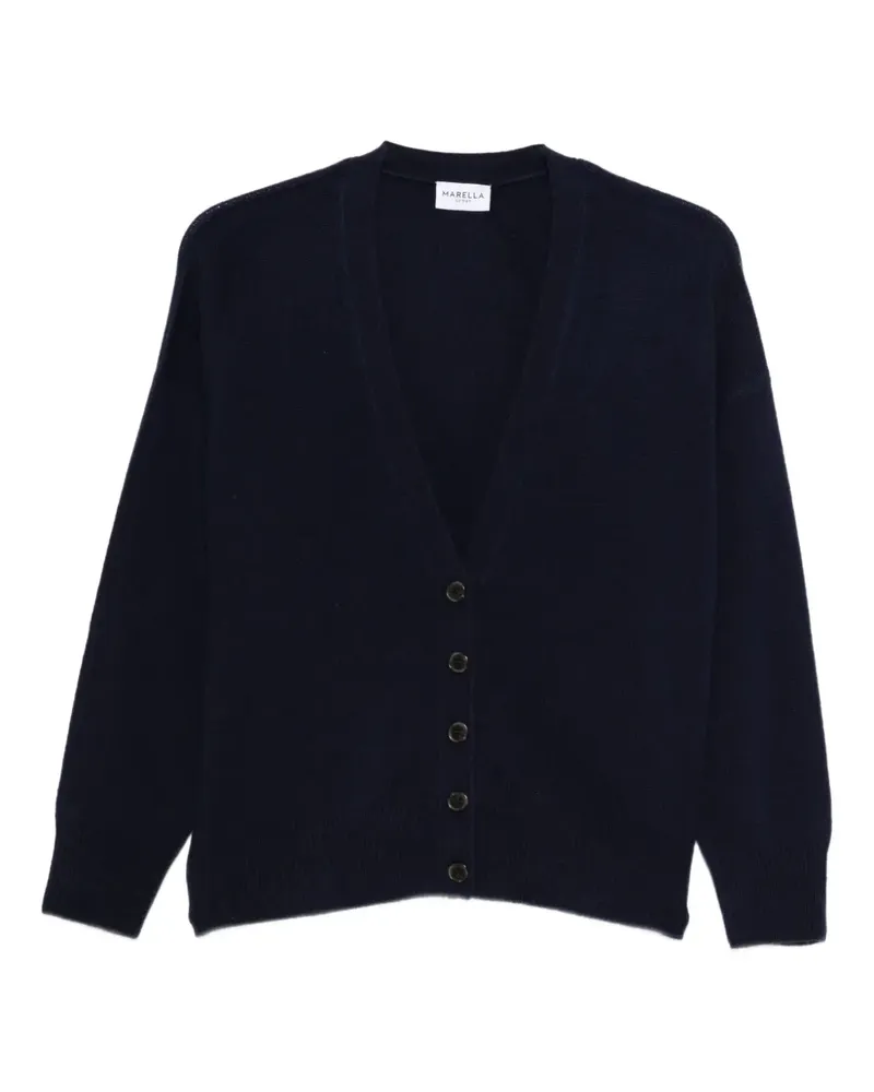 MARELLA wool blend cardigan - Blau Blau