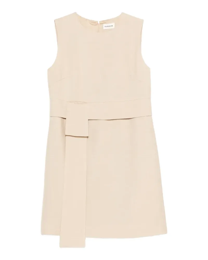 P.A.R.O.S.H. P.A.R.O H. Ärmelloses Rania Minikleid - Nude Nude