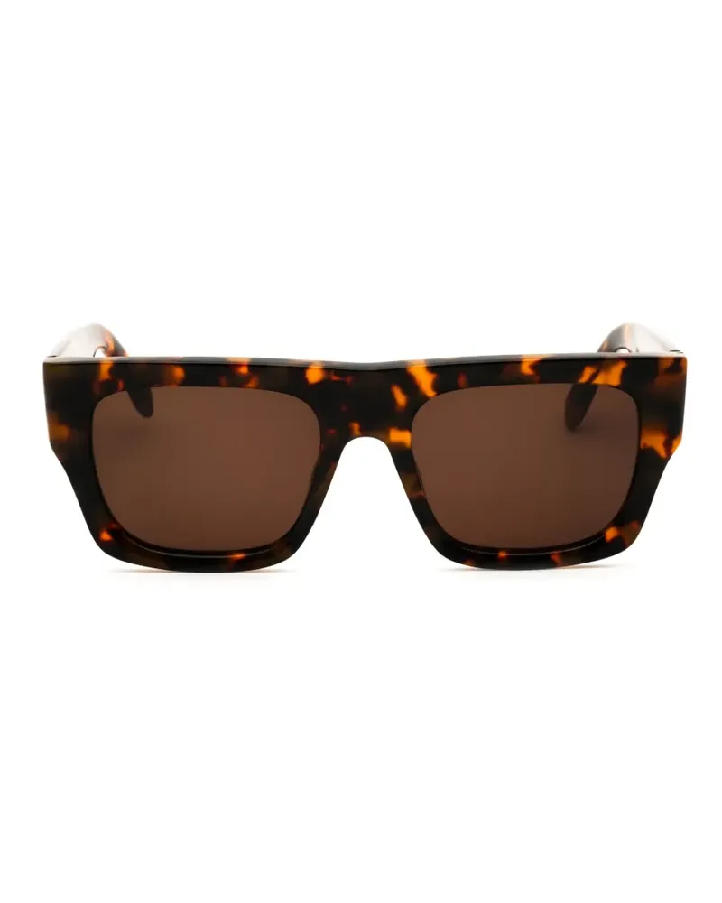 Palm Angels Pixel Sonnenbrille mit eckigem Gestell - Braun Braun