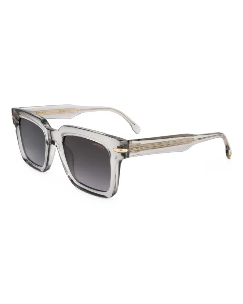 Carrera Sonnenbrille mit eckigem Gestell - Grau Grau