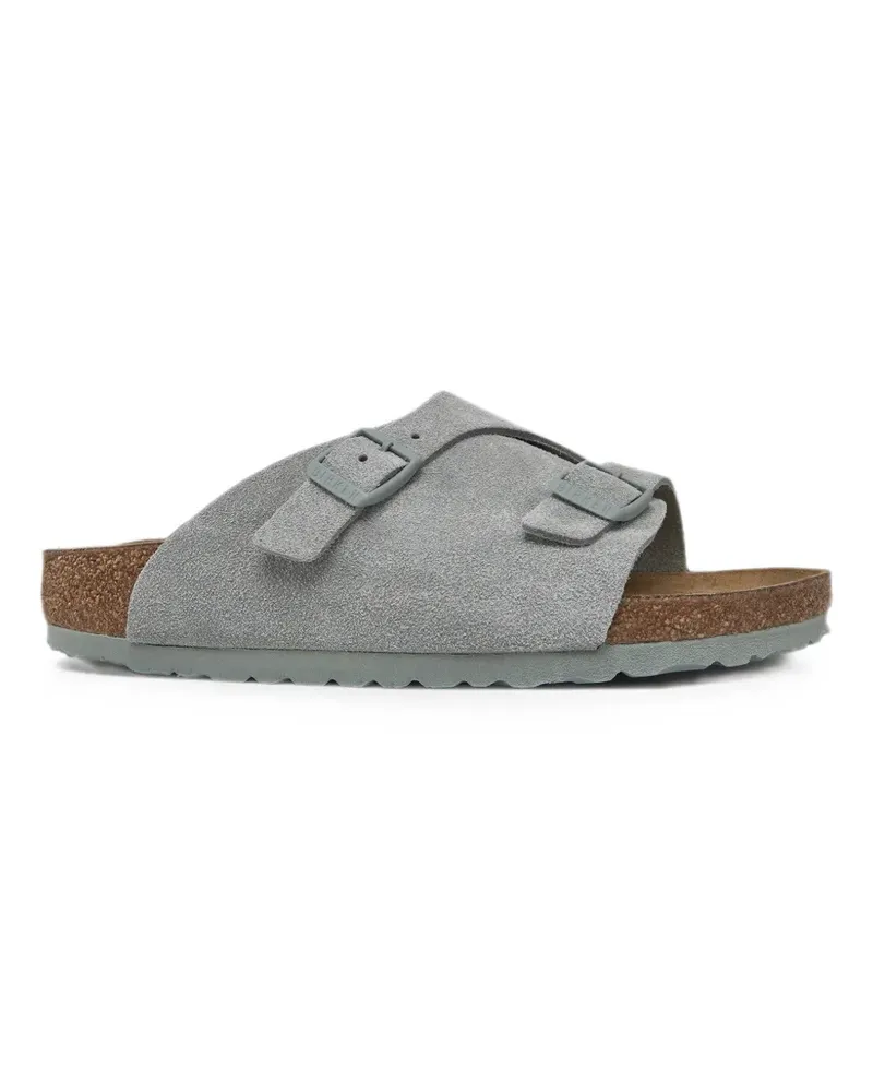 Birkenstock Zürich suede leather sandals - Grau Grau