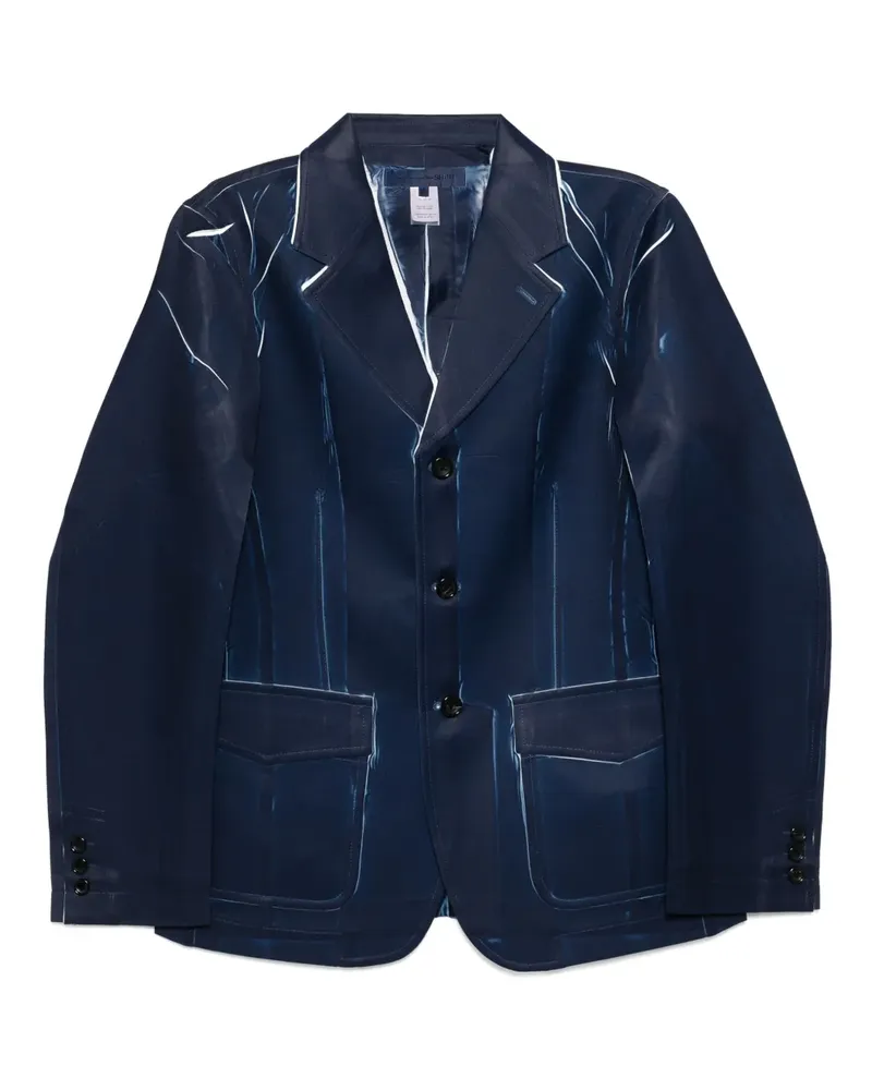 Comme des Garçons Sakko mit Print - Blau Blau
