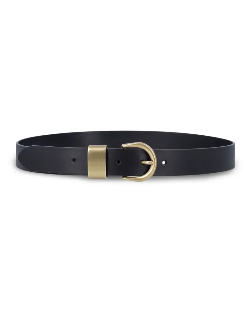 Sessùn Miloa leather belt - Schwarz Schwarz