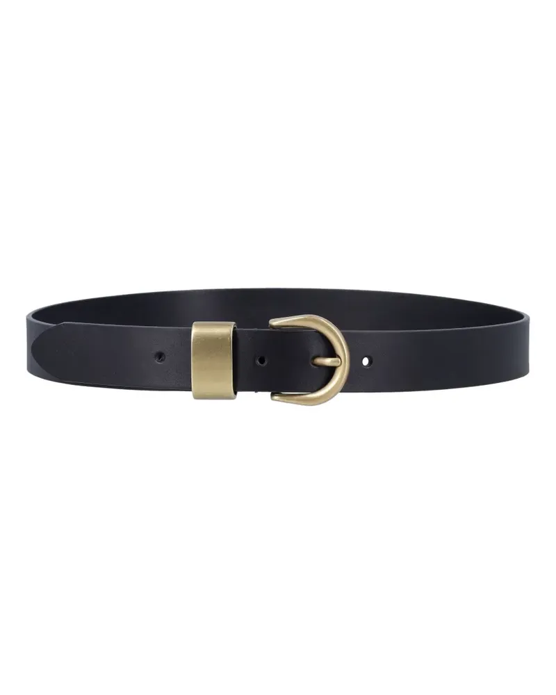 Sessùn Miloa leather belt - Schwarz Schwarz
