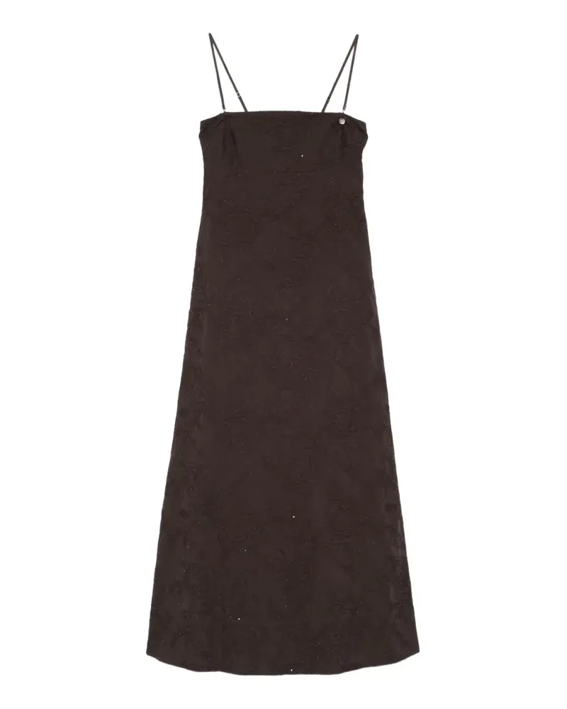 Liu Jo Kleid mit Blumenstickerei - Braun Braun