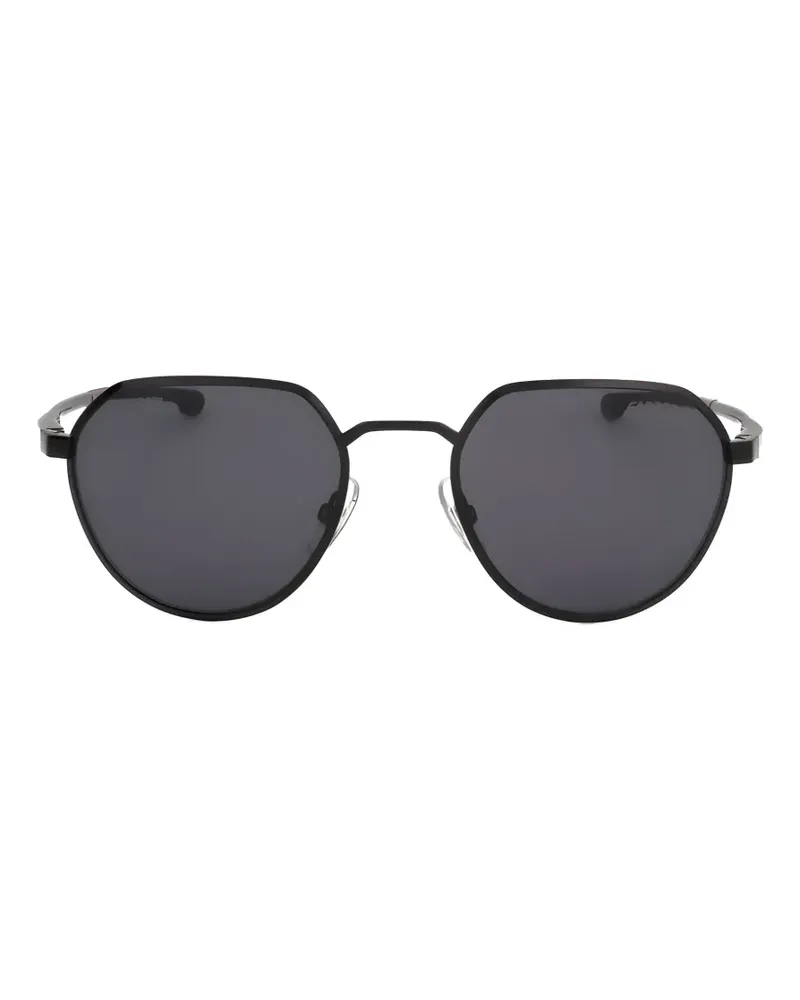 Carrera Sonnenbrille mit geometrischem Gestell - Schwarz Schwarz