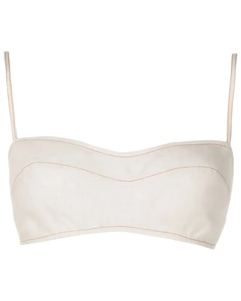 Lenny Niemeyer Top mit Kontrastnähten - Nude Nude