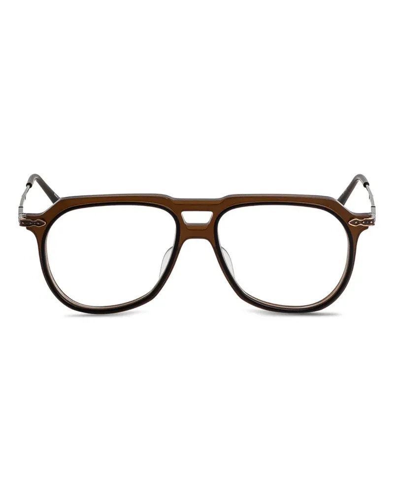 MATSUDA Browline Brille - Braun Braun