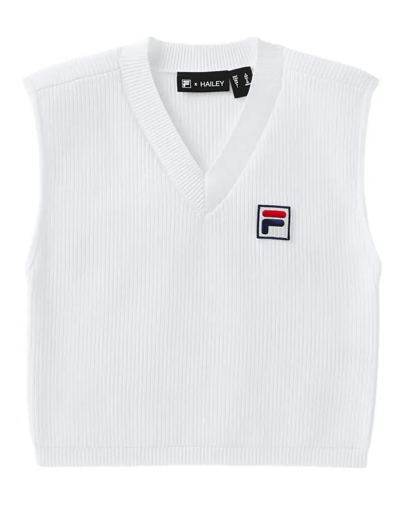 Fila x Hailey F-Box Weste - Weiß Weiß