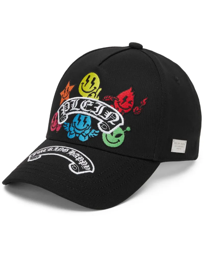 Philipp Plein Smile Baseballkappe - Schwarz Schwarz