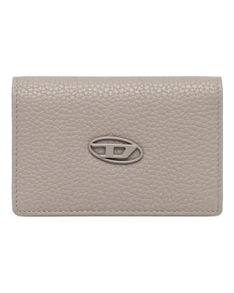 Diesel Kartenetui mit Logo-Schild - Grau Grau