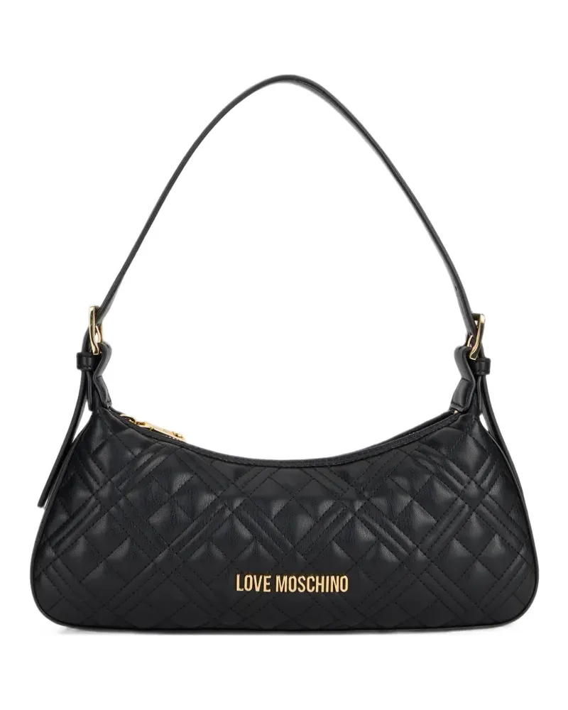 Moschino quilted shoulder bag - Schwarz Schwarz