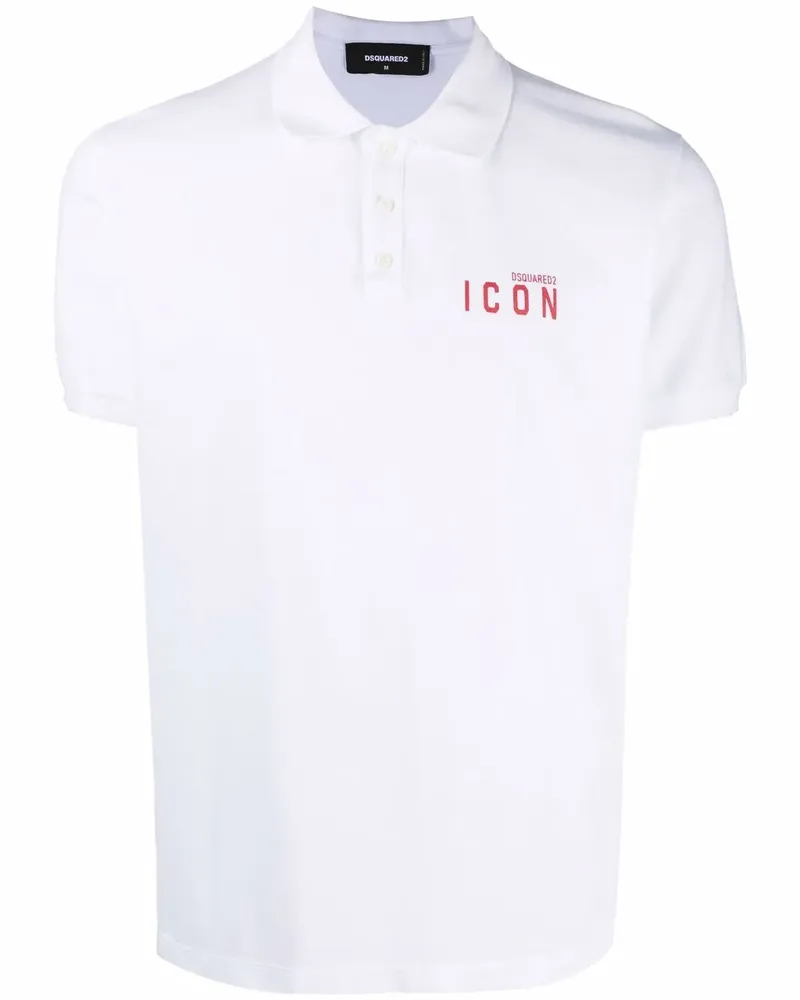 Dsquared2 Icon Poloshirt - Weiß Weiß