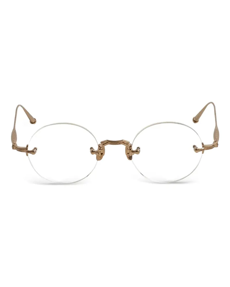 MATSUDA Brille mit rundem Gestell - Gold Gold