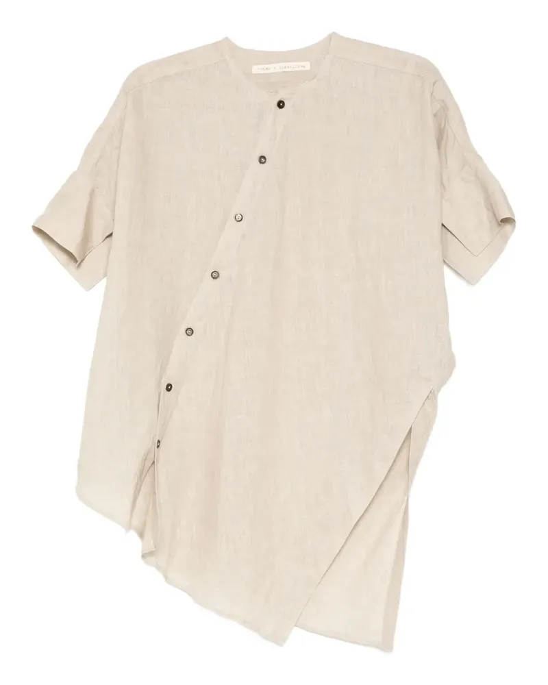 forme d'expression asymmetric hem shirt - Nude Nude