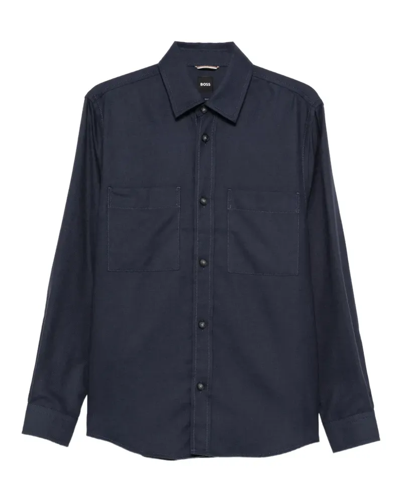 HUGO BOSS Owen Hemd - Blau Blau