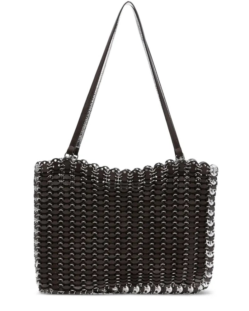Paco Rabanne Handtasche mit Zierkette - Braun Braun