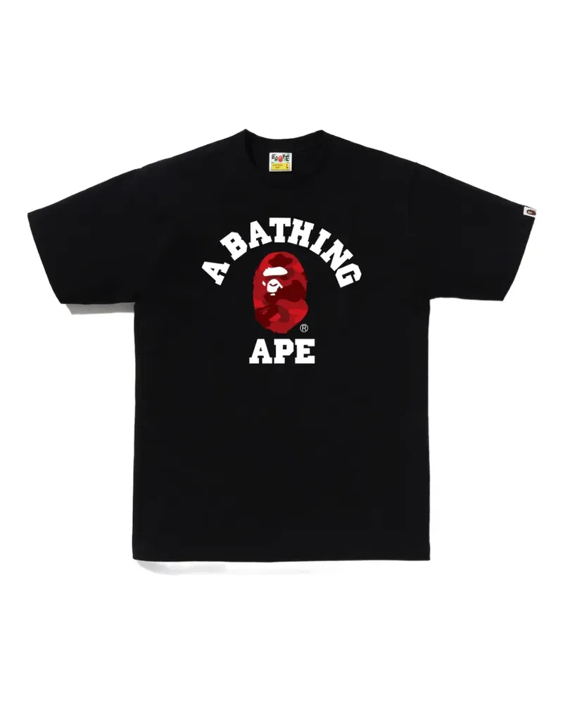 BAPE Color Camo College T-Shirt - Schwarz Schwarz