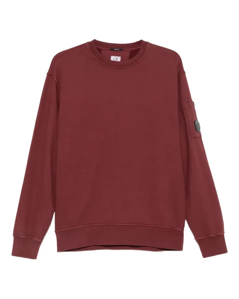 C.P. Company Lens-detail sleeve-pocket sweatshirt - Rot Rot