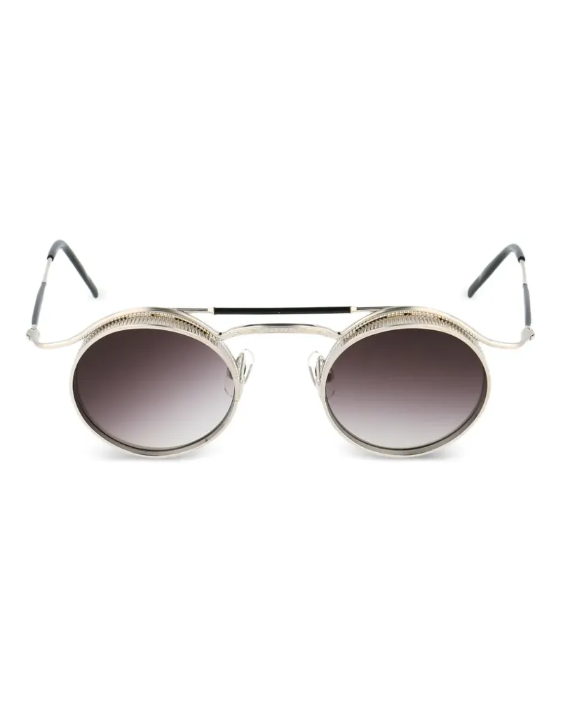MATSUDA Sonnenbrille mit rundem Gestell - Gold Gold