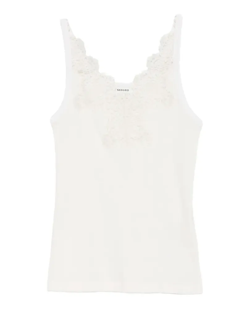 Sandro Gerippter Cardigan - Nude Nude