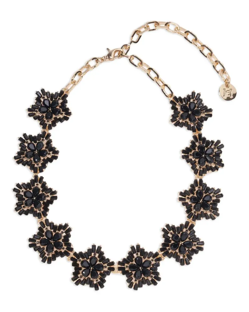 Carolina Herrera New York Snowflake Halskette mit Kristallen - Gold Gold