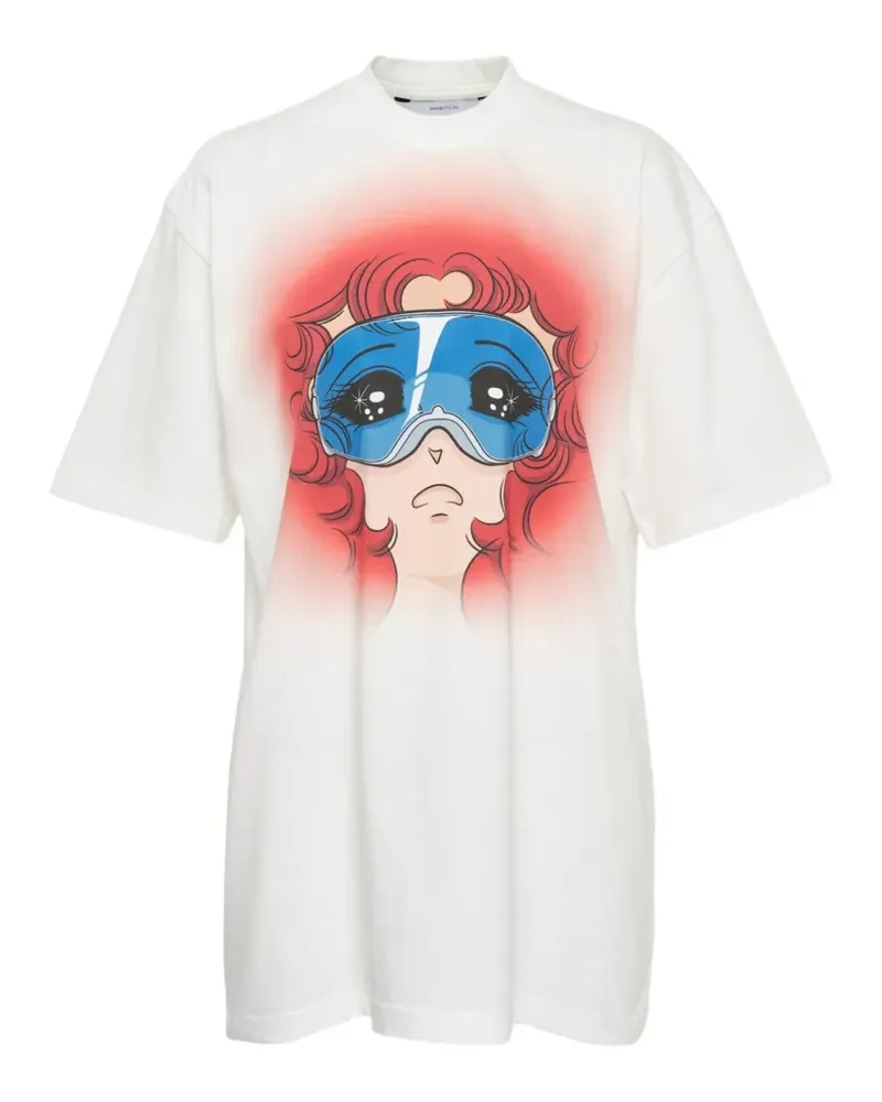pushBUTTON graphic-print T-shirt - Weiß Weiß