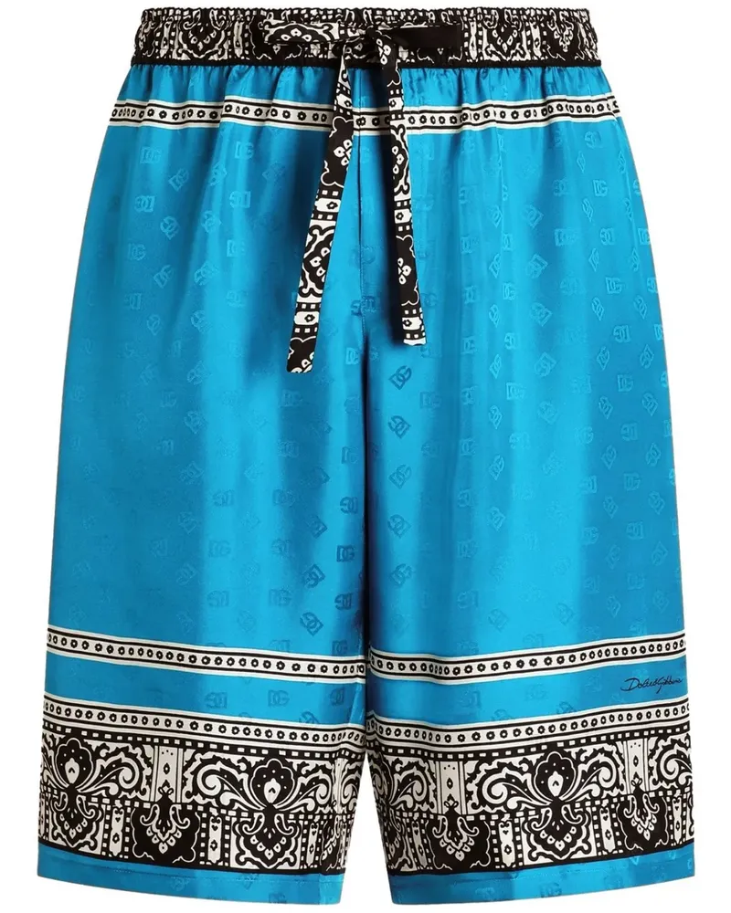 Dolce & Gabbana Klassische Bermudas - Blau Blau
