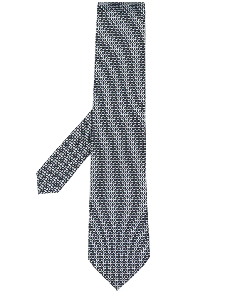 Ferragamo Schal mit Monogramm - Blau Blau