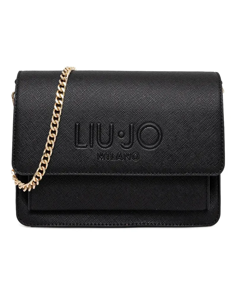 Liu Jo Umhängetasche mit Logo-Prägung - Schwarz Schwarz