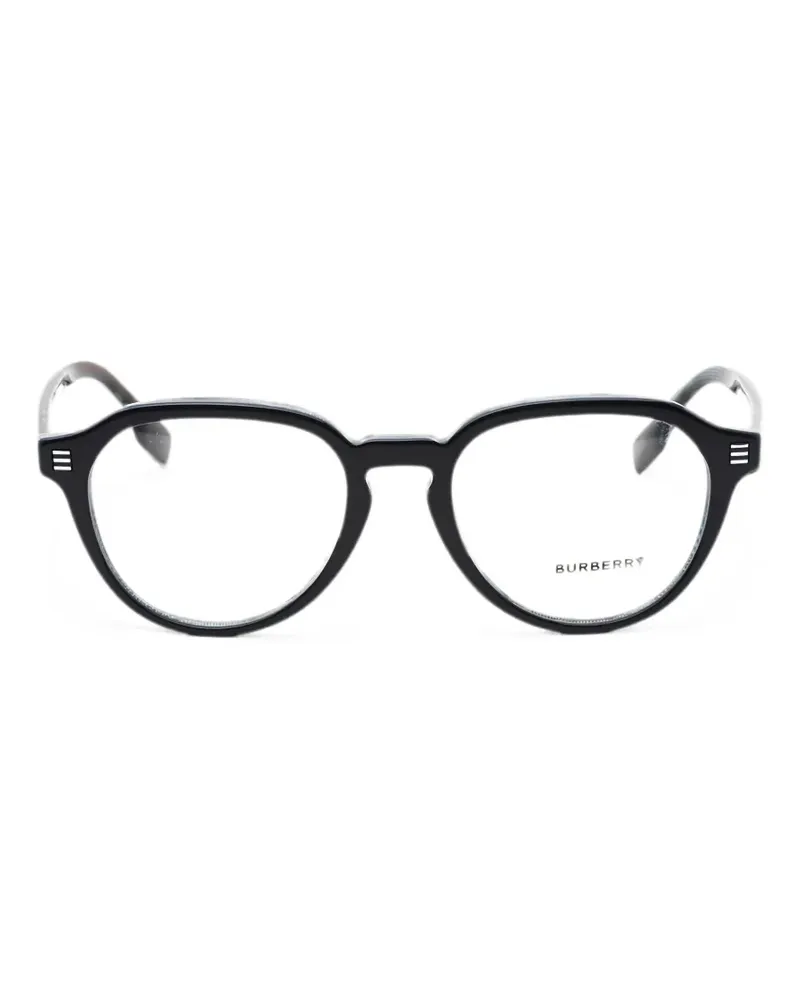 Burberry round-frame glasses - Schwarz Schwarz