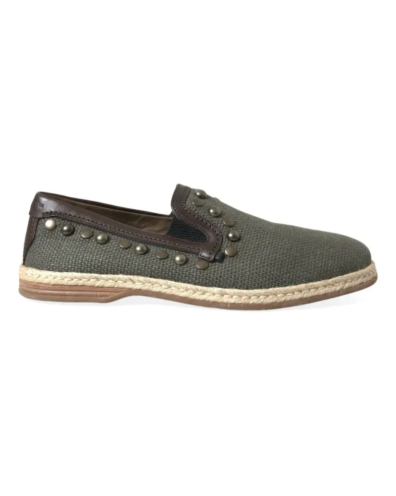 Dolce & Gabbana Loafer mit Nieten - Grün Grün