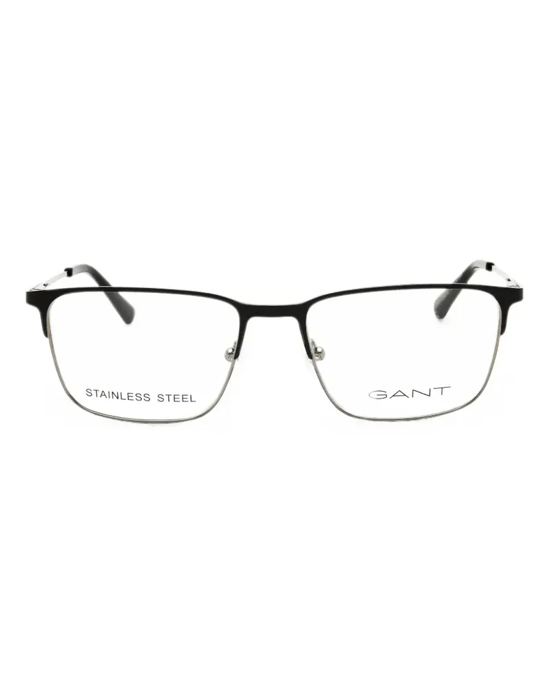 Gant rectangle-frame glasses - Schwarz Schwarz